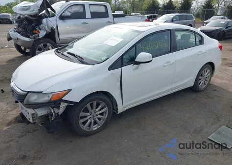 2012 Honda Civic Ex-L из США, поврежденный, VIN 19XFB2F97CE337668